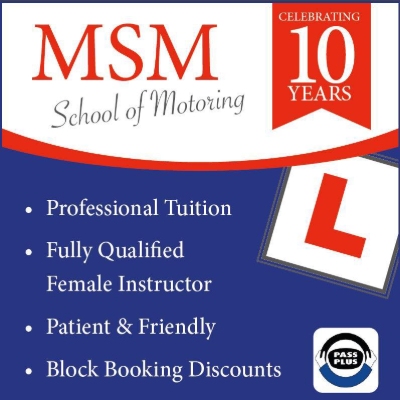 Driving Instructor & Schools MSM Driving School in Olney England